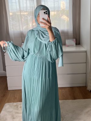 Robe turquoise