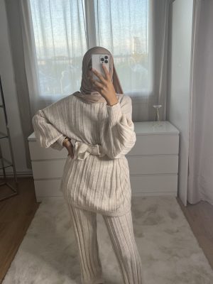 Ensemble laine beige- SAFYA