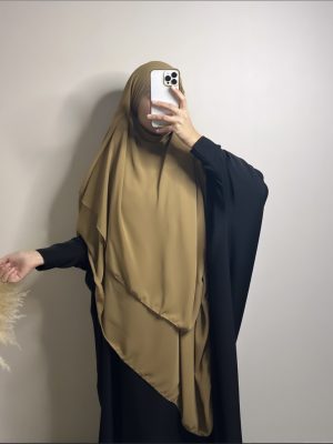 Khimar marron