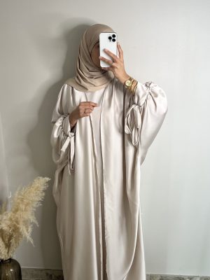 Sous Abaya + Kimono Beige