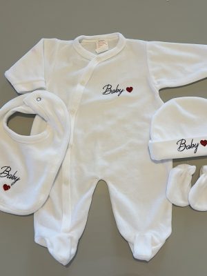 Ensemble pyjama - 5 pièces -  Blanc